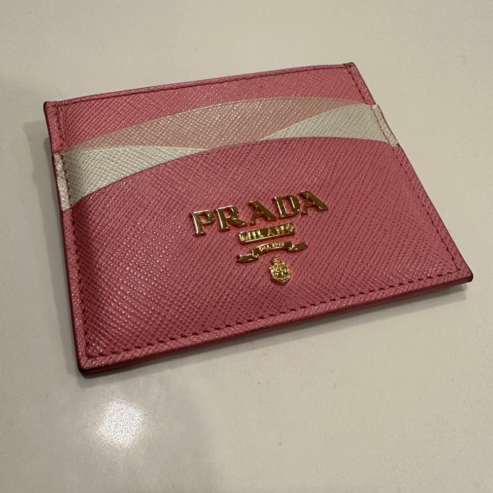 Prada Leather Card Holder